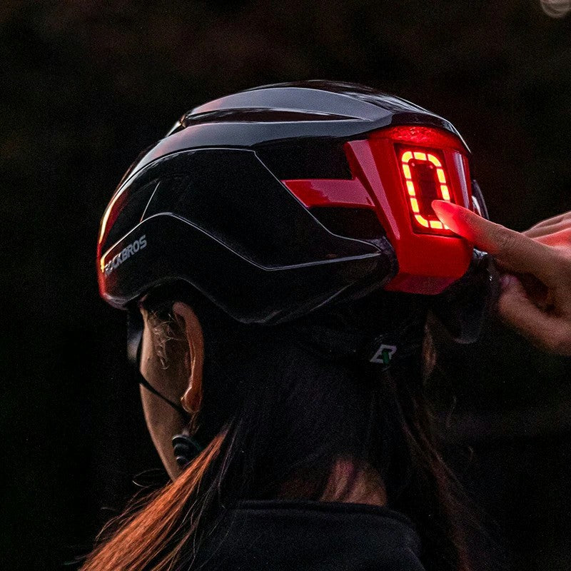 ROCKBROS ZK-077 Warning Light Cycling Helmet Bicycle Helmet Head Protector (CE) ROCKBROS ZK-077 Warning Light Cycling Helmet Bicycle Helmet Head Protector (CE)